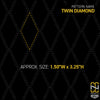 Twin Diamond CNC Stitched Panel  - Relicate Leather Automotive Interior Upholstery