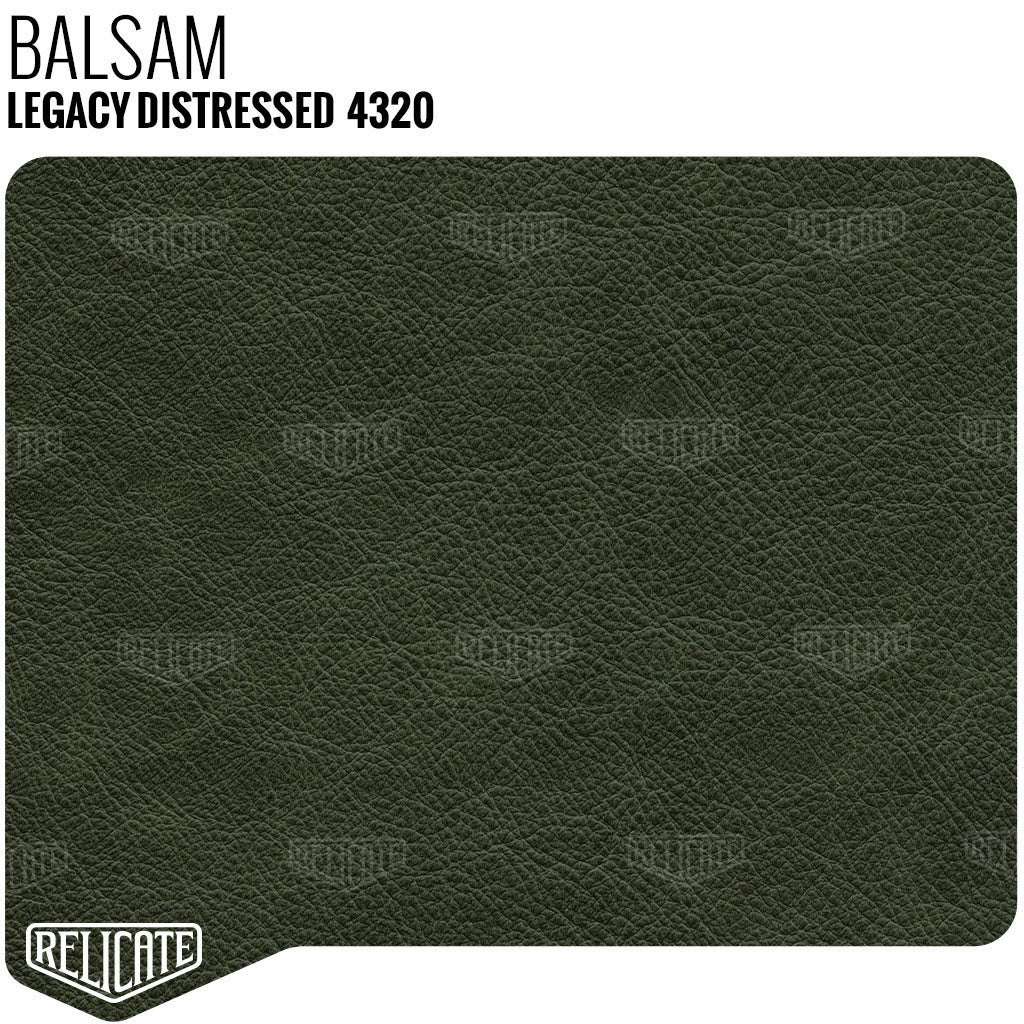 Legacy Distressed Leather - Balsam 4320 Sample - Relicate Leather Automotive Interior Upholstery