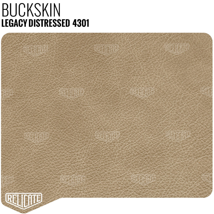 Legacy Distressed Leather - Buckskin 4301 Sample - Relicate Leather Automotive Interior Upholstery