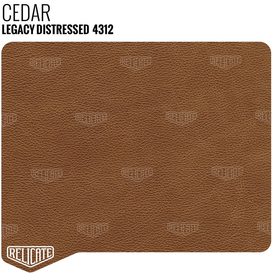 Legacy Distressed Leather - Cedar 4312 Sample - Relicate Leather Automotive Interior Upholstery