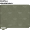 Legacy Distressed Leather - Celadon 4319 Sample - Relicate Leather Automotive Interior Upholstery