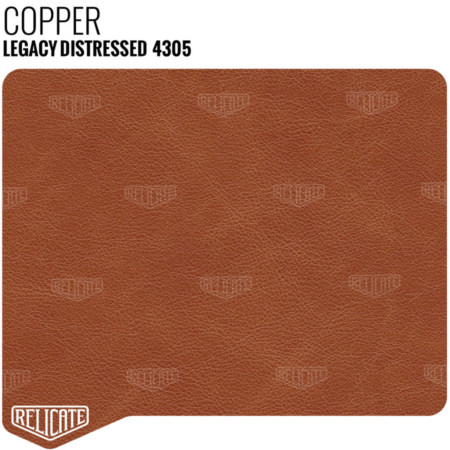 Relicate Legacy Distressed copper automotive upholstery leather