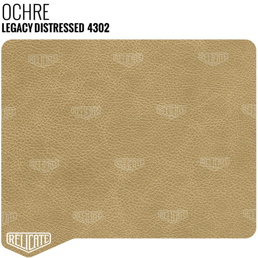 Relicate Legacy Distressed Ochre automotive upholstery leather