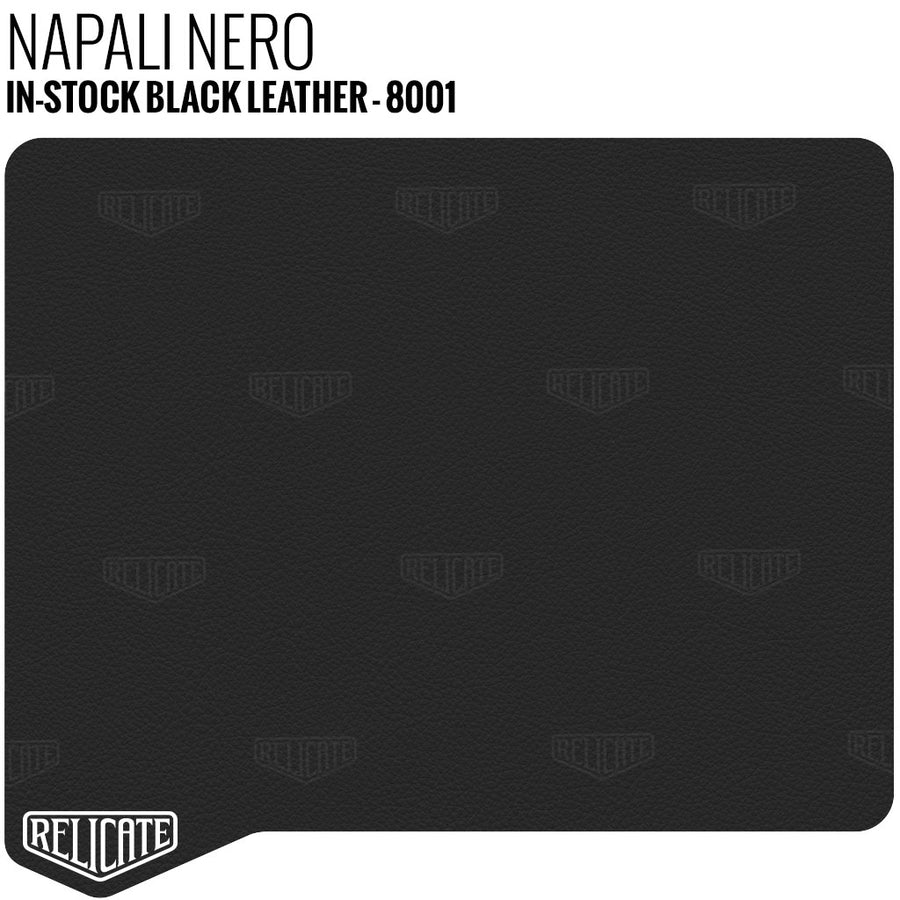 Napali Nero Leather Product / 1/4 Hide - Relicate Leather Automotive Interior Upholstery