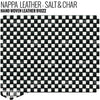 Hand Woven Leather - Nappa Leather - Salt & Char Product / 6 Linear Inches - Relicate Leather Automotive Interior Upholstery