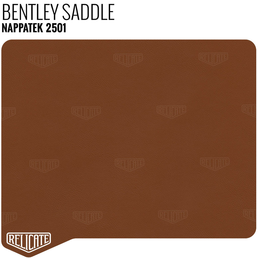 Nappatek Synthetic - 2501 Bentley Saddle YARDAGE - Relicate Leather Automotive Interior Upholstery