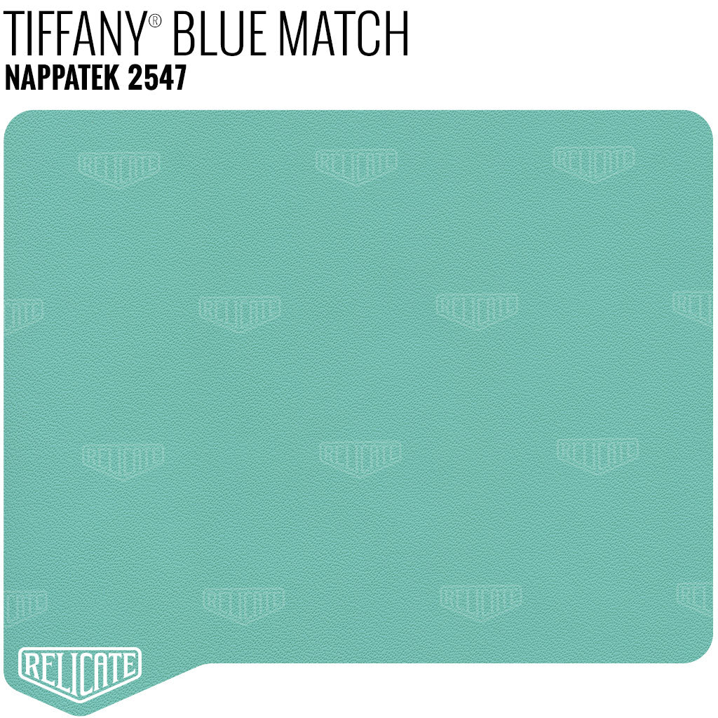 NappaTek Synthetic by the Linear Foot Tiffany Blue 2547 - Linear Foot - Relicate Leather Automotive Interior Upholstery