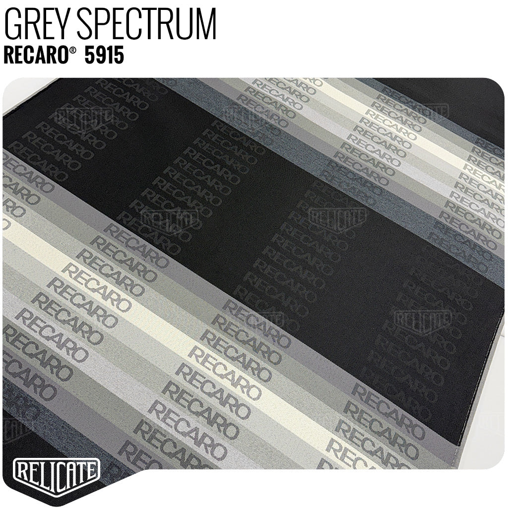 Recaro Spectrum Seat Fabric - Grey - Relicate Leather Automotive Interior Upholstery