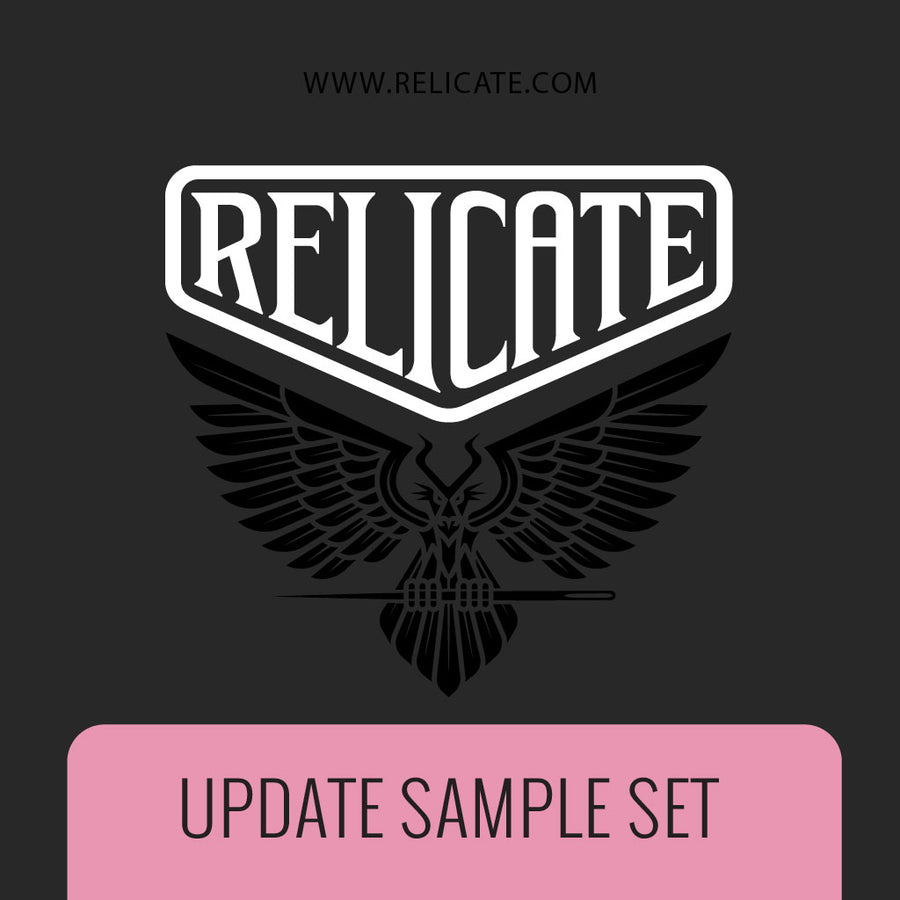 UPDATE SAMPLE SET - PINK  - Relicate Leather Automotive Interior Upholstery