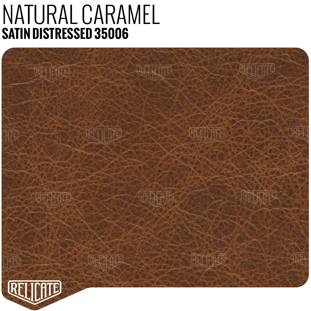 Natural Caramel - 35006 Full Hide - Relicate Leather Automotive Interior Upholstery
