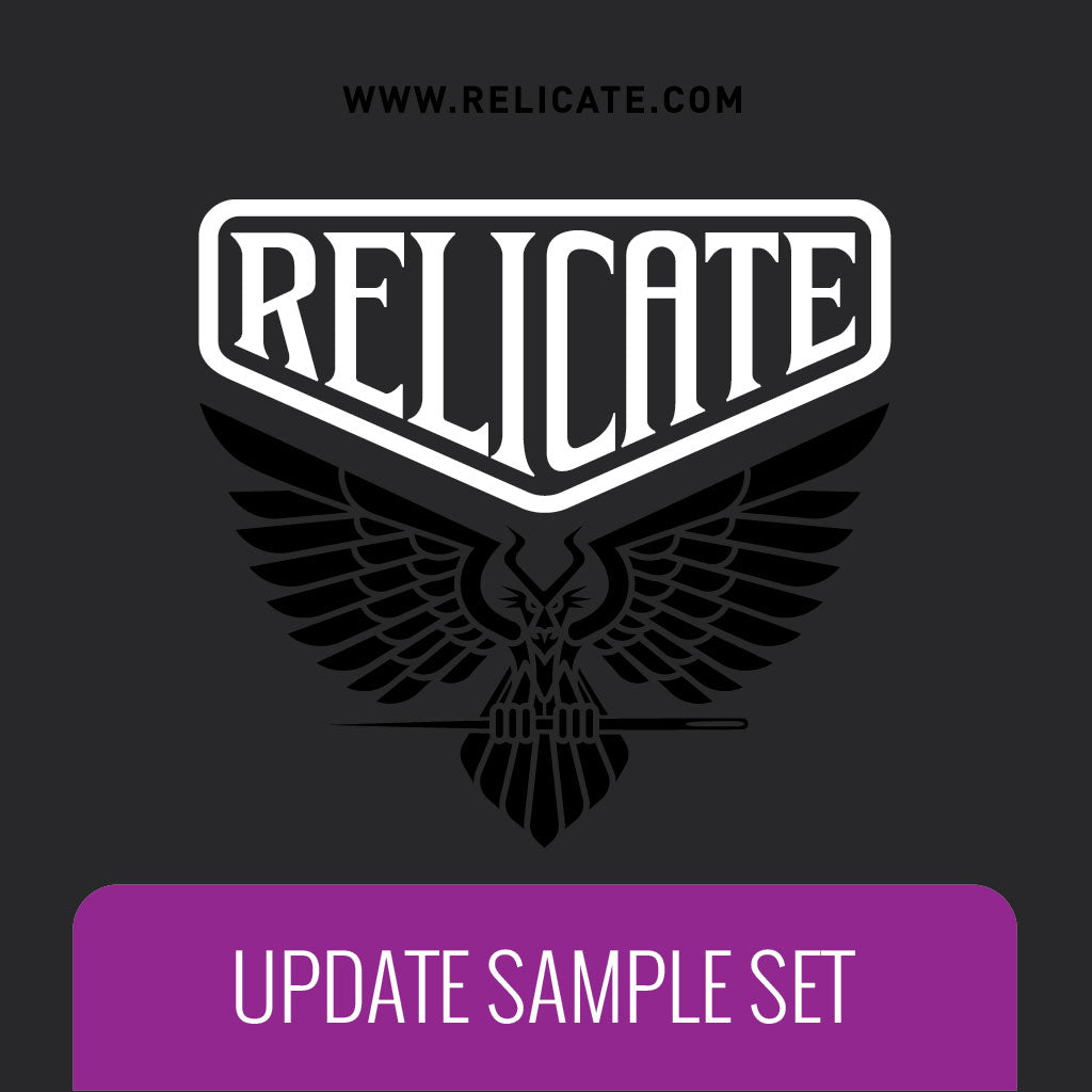 UPDATE SAMPLE SET - PURPLE  - Relicate Leather Automotive Interior Upholstery