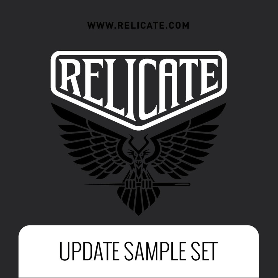 UPDATE SAMPLE SET - WHITE - Relicate Leather Automotive Interior Upholstery