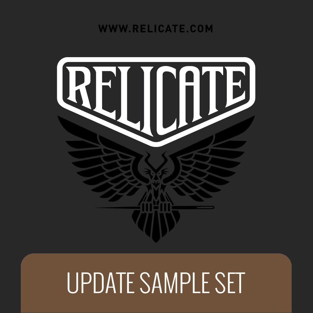 UPDATE SAMPLE SET - BROWN - Relicate Leather Automotive Interior Upholstery