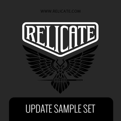 UPDATE SAMPLE SET - BLACK - Relicate Leather Automotive Interior Upholstery