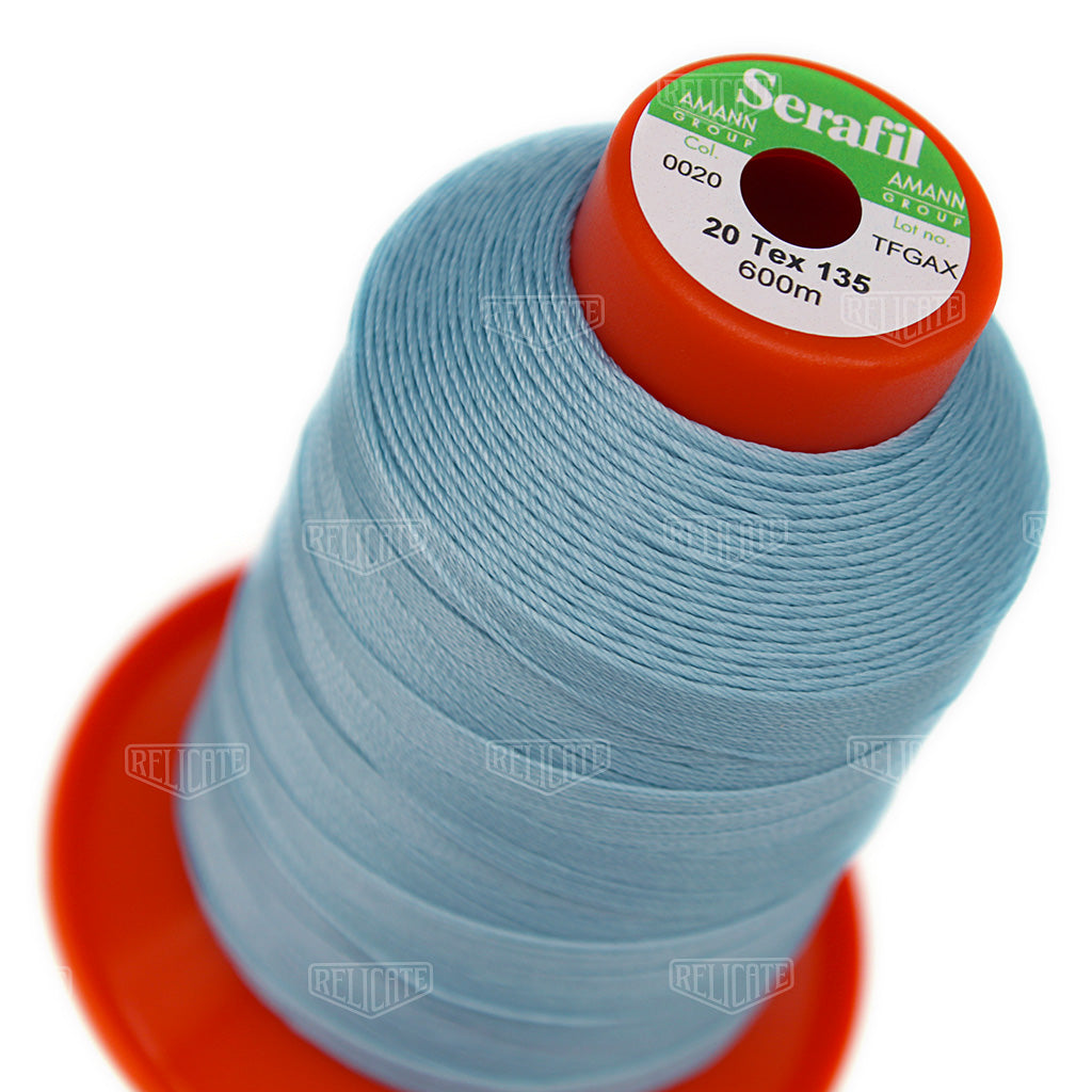 Blues/Purples Serafil Thread 20 (TEX 135) 0020 - Relicate Leather Automotive Interior Upholstery