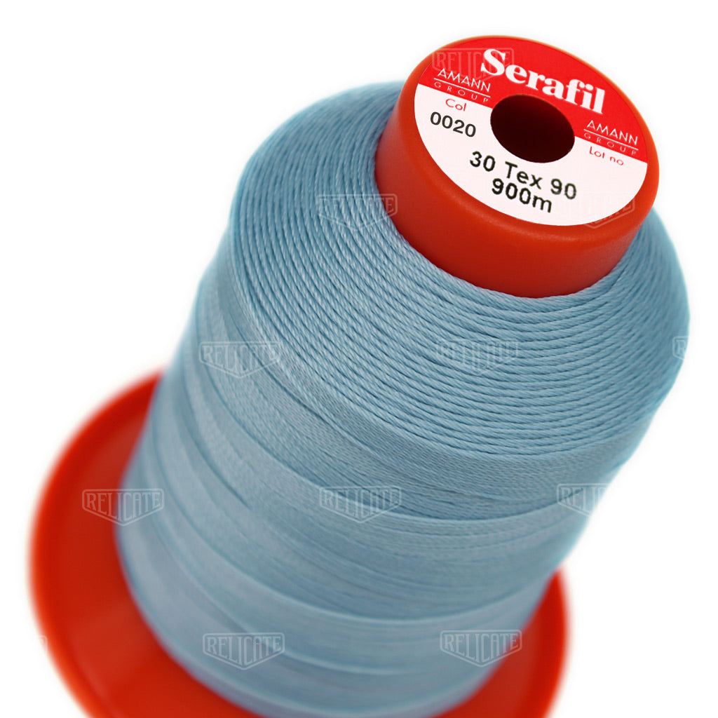 Blues/Purples Serafil Thread 30 (TEX 90) 0020 - Relicate Leather Automotive Interior Upholstery
