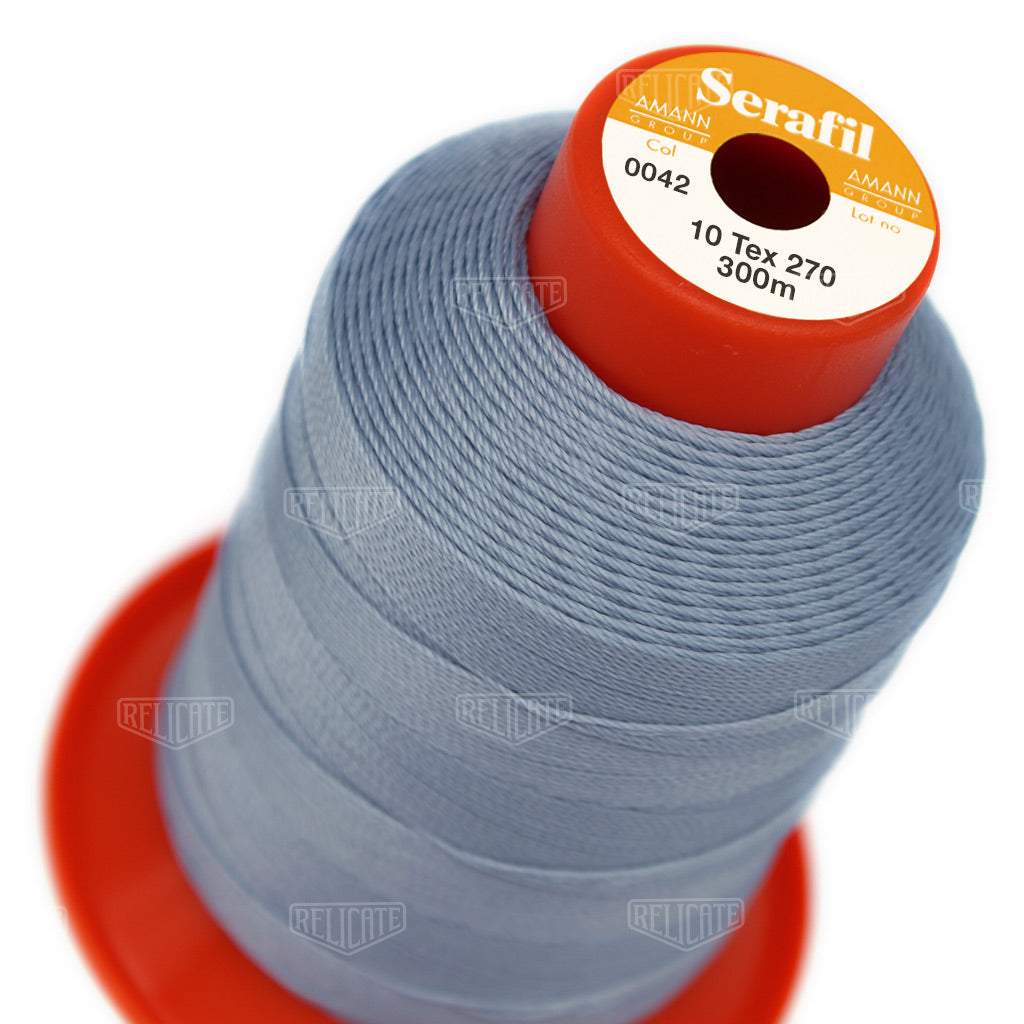 Blues/Purples Serafil Thread 10 (TEX 270) 0042 - Relicate Leather Automotive Interior Upholstery