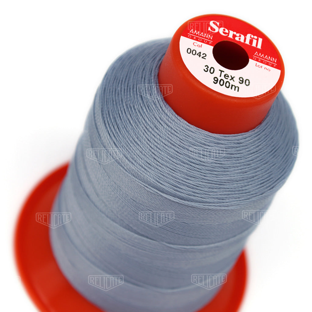 Blues/Purples Serafil Thread 30 (TEX 90) 0042 - Relicate Leather Automotive Interior Upholstery