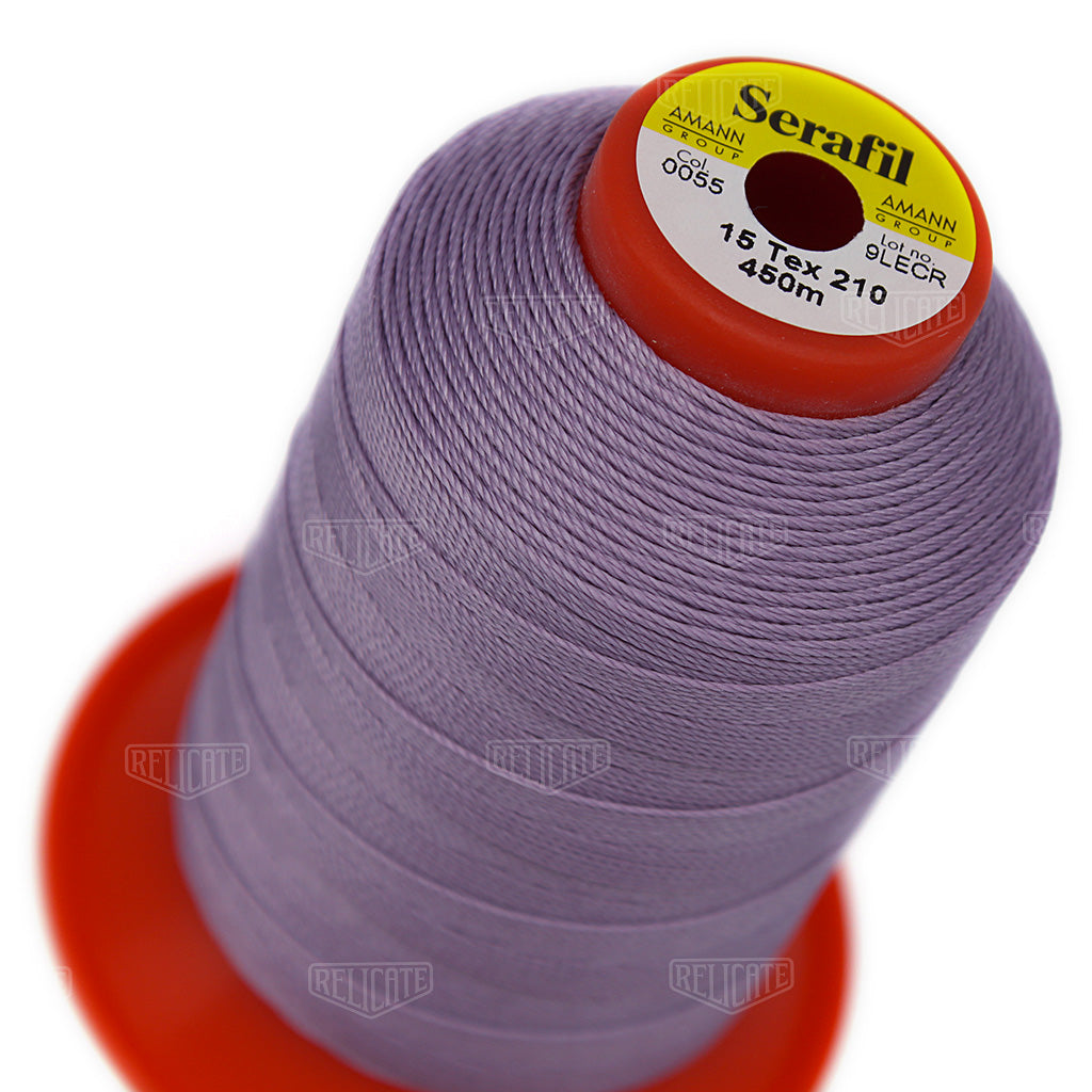 Blues/Purples Serafil Thread 15 (TEX 210) 0055 - Relicate Leather Automotive Interior Upholstery