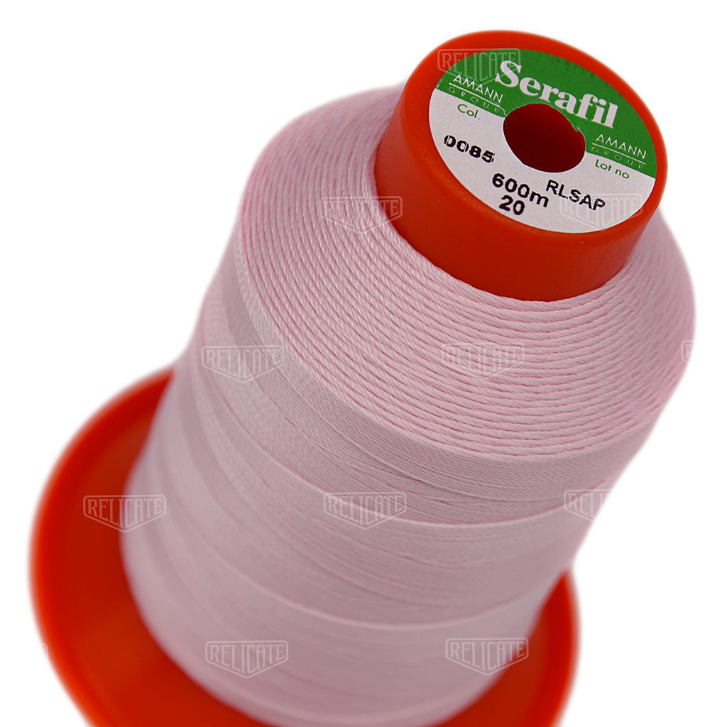 Pinks/Reds/Oranges Serafil Thread 20 (TEX 135) 0085 - Relicate Leather Automotive Interior Upholstery