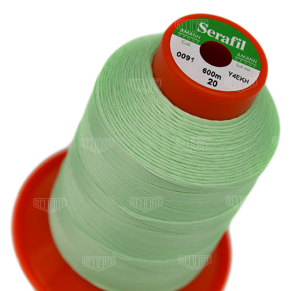 Yellows/Greens Serafil Thread 20 (TEX 135) 0091 - Relicate Leather Automotive Interior Upholstery