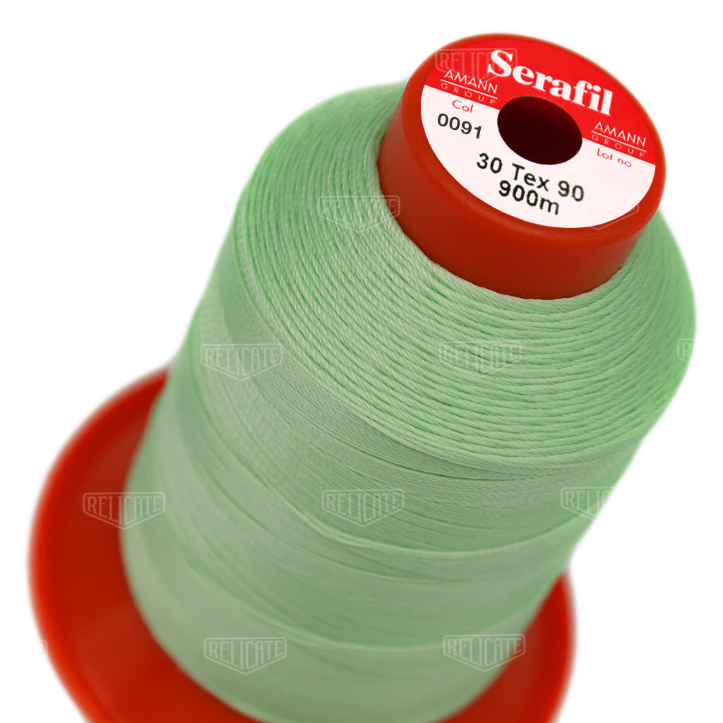 Yellows/Greens Serafil Thread 30 (TEX 90) 0091 - Relicate Leather Automotive Interior Upholstery
