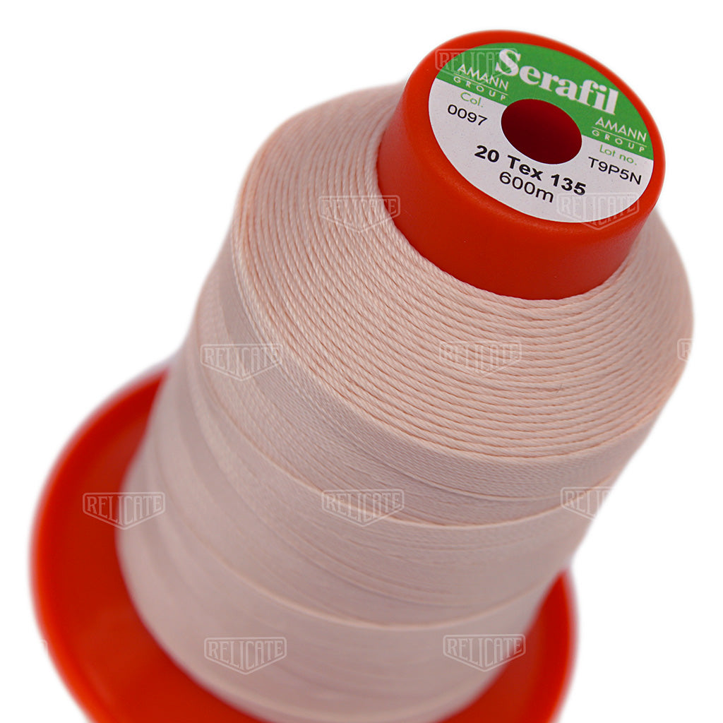Pinks/Reds/Oranges Serafil Thread 20 (TEX 135) 0097 - Relicate Leather Automotive Interior Upholstery