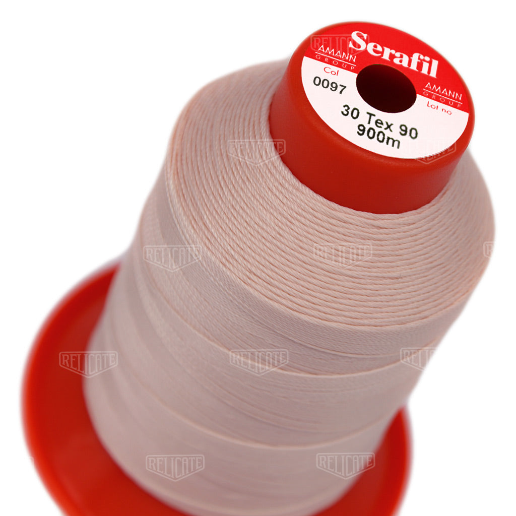 Pinks/Reds/Oranges Serafil Thread 30 (TEX 90) 0097 - Relicate Leather Automotive Interior Upholstery