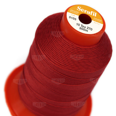 Pinks/Reds/Oranges Serafil Thread 10 (TEX 270) 0105 - Relicate Leather Automotive Interior Upholstery