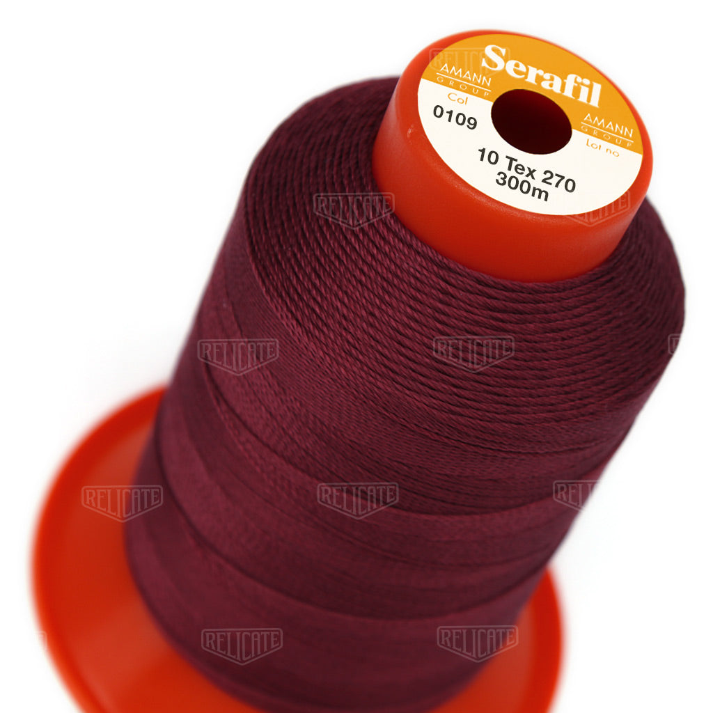 Pinks/Reds/Oranges Serafil Thread 10 (TEX 270) 0109 - Relicate Leather Automotive Interior Upholstery