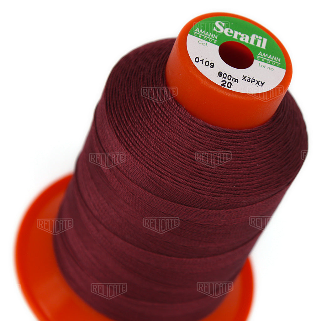 Pinks/Reds/Oranges Serafil Thread 20 (TEX 135) 0109 - Relicate Leather Automotive Interior Upholstery