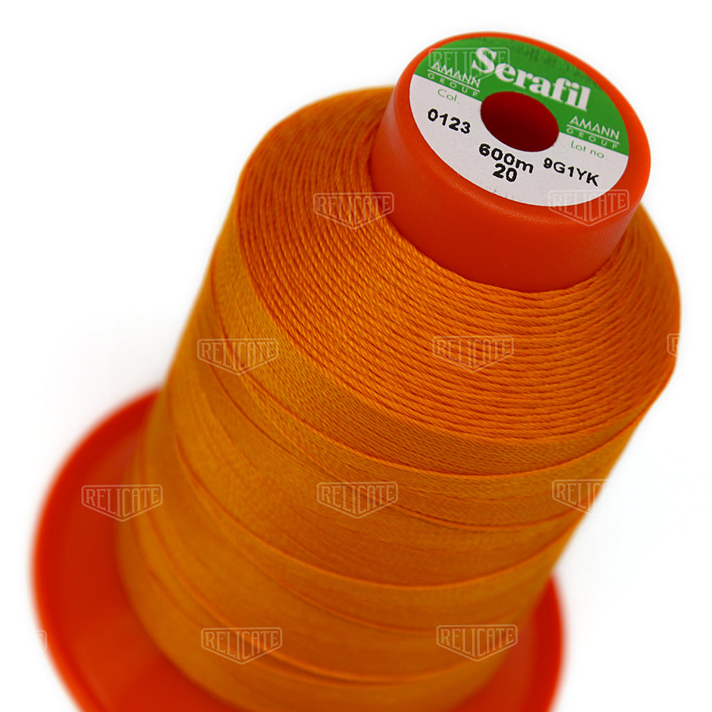 Pinks/Reds/Oranges Serafil Thread 20 (TEX 135) 0123 - Relicate Leather Automotive Interior Upholstery