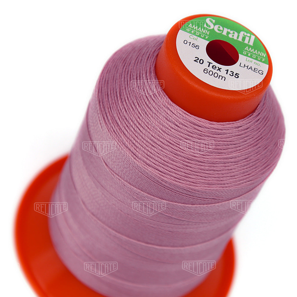 Pinks/Reds/Oranges Serafil Thread 20 (TEX 135) 0156 - Relicate Leather Automotive Interior Upholstery