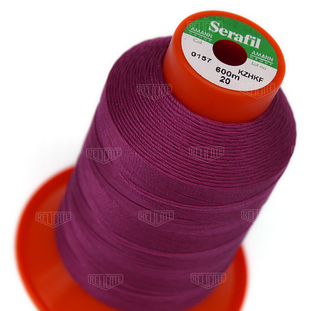 Blues/Purples Serafil Thread 20 (TEX 135) 0157 - Relicate Leather Automotive Interior Upholstery