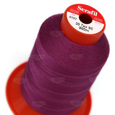 Blues/Purples Serafil Thread 30 (TEX 90) 0157 - Relicate Leather Automotive Interior Upholstery