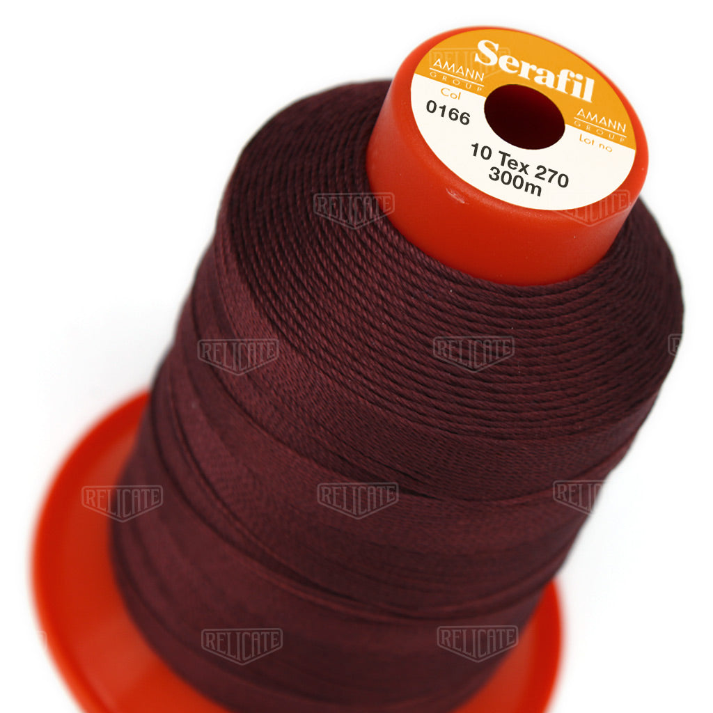 Pinks/Reds/Oranges Serafil Thread 10 (TEX 270) 0166 - Relicate Leather Automotive Interior Upholstery
