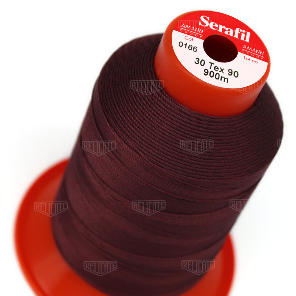 Pinks/Reds/Oranges Serafil Thread 30 (TEX 90) 0166 - Relicate Leather Automotive Interior Upholstery