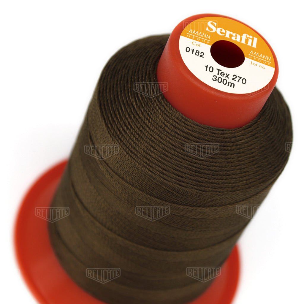 Yellows/Greens Serafil Thread 10 (TEX 270) 0182 - Relicate Leather Automotive Interior Upholstery