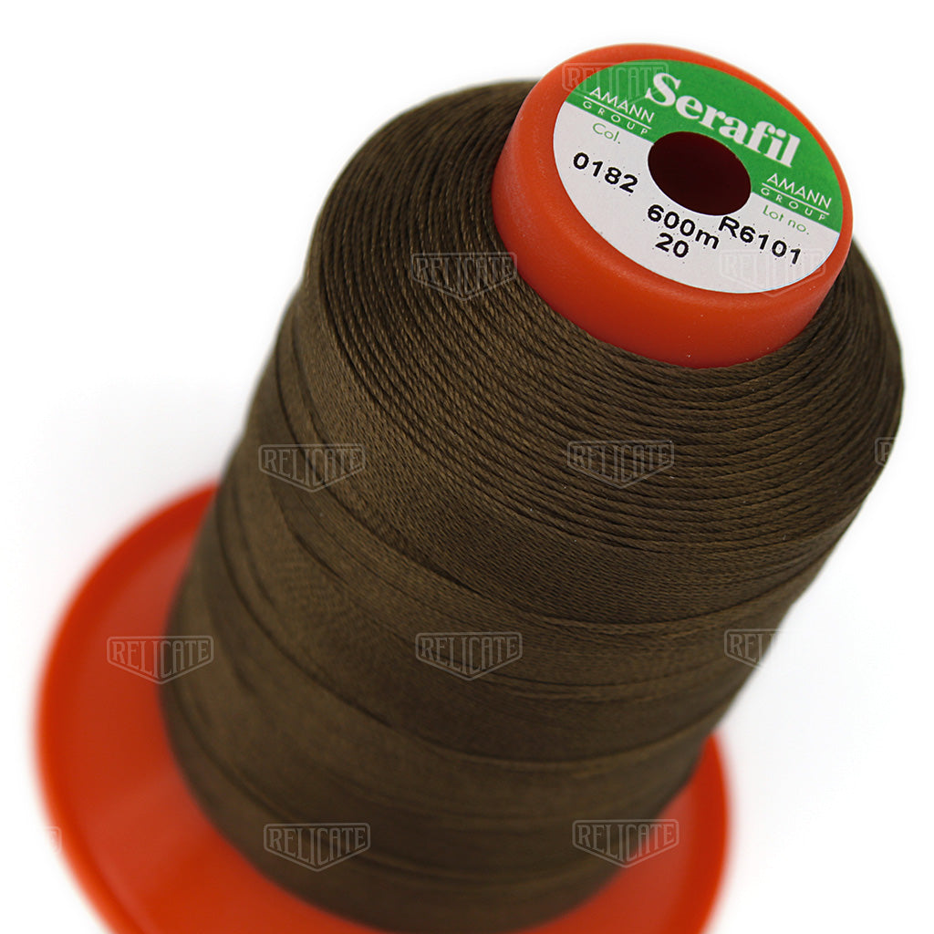 Yellows/Greens Serafil Thread 20 (TEX 135) 0182 - Relicate Leather Automotive Interior Upholstery
