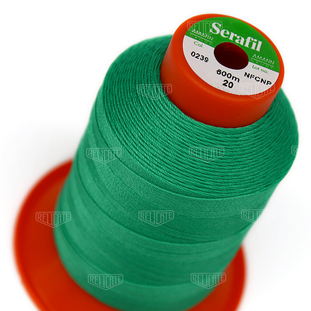 Yellows/Greens Serafil Thread 20 (TEX 135) 0239 - Relicate Leather Automotive Interior Upholstery