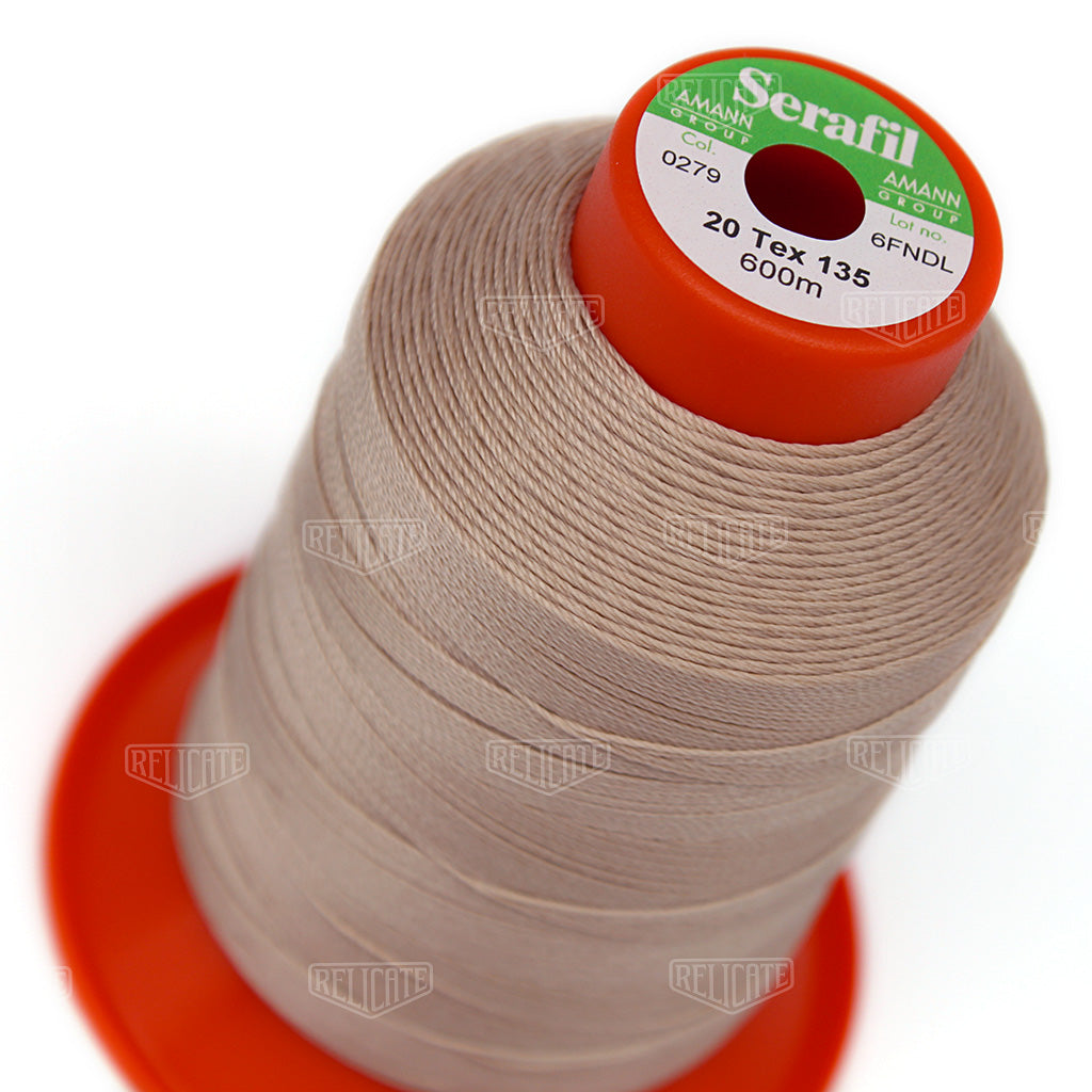 Pinks/Reds/Oranges Serafil Thread 20 (TEX 135) 0279 - Relicate Leather Automotive Interior Upholstery