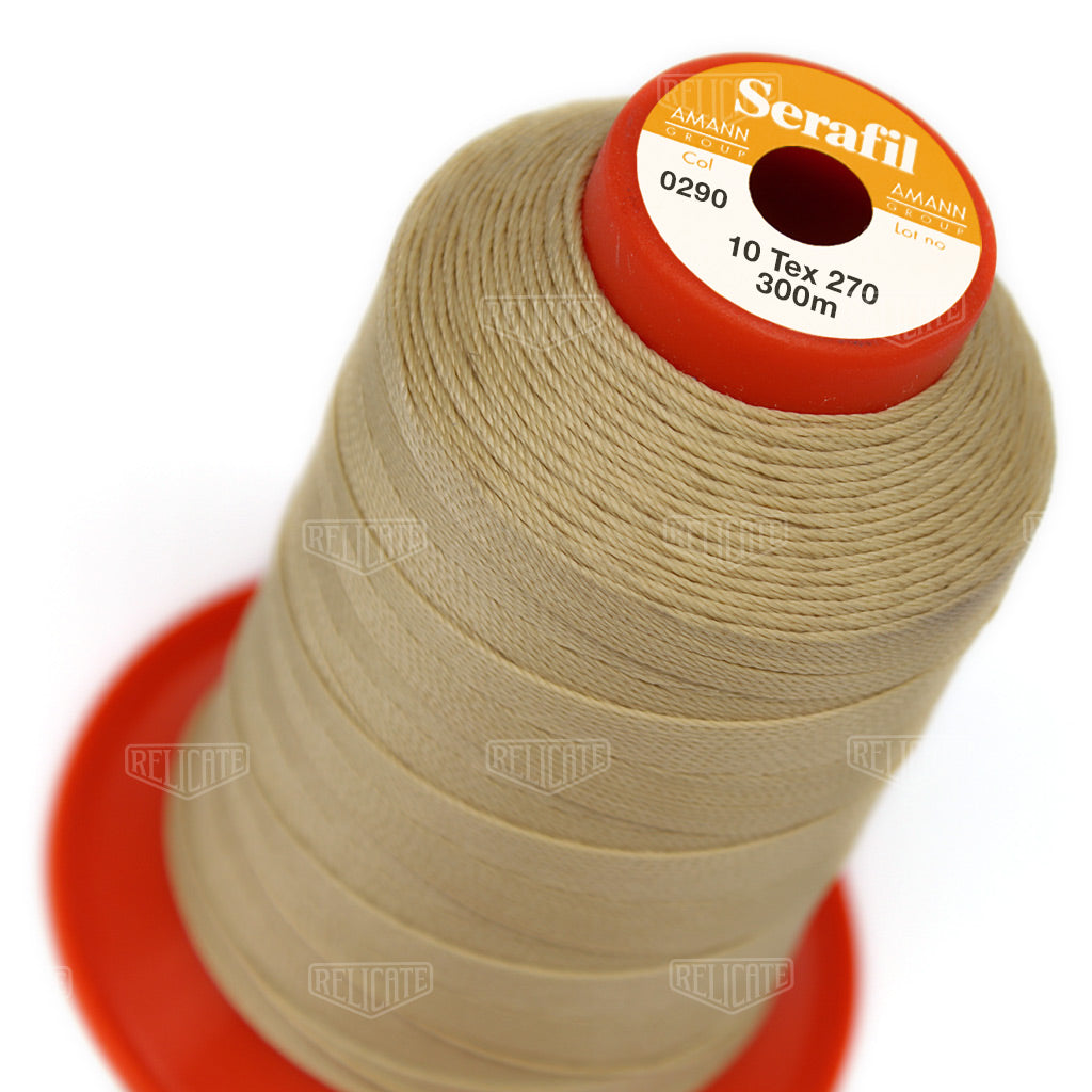 Yellows/Greens Serafil Thread 10 (TEX 270) 0290 - Relicate Leather Automotive Interior Upholstery
