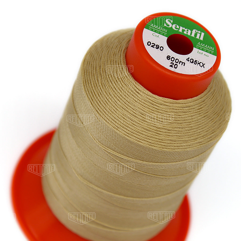 Yellows/Greens Serafil Thread 20 (TEX 135) 0290 - Relicate Leather Automotive Interior Upholstery