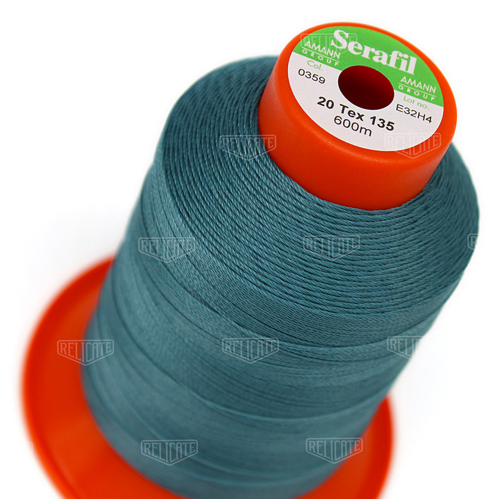 Blues/Purples Serafil Thread 20 (TEX 135) 0359 - Relicate Leather Automotive Interior Upholstery