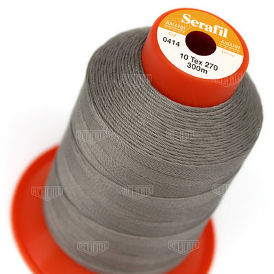 Greys/Blacks Serafil Thread 10 (TEX 270) 0414 - Relicate Leather Automotive Interior Upholstery