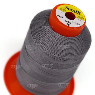 Greys/Blacks Serafil Thread 15 (TEX 210) 0415 - Relicate Leather Automotive Interior Upholstery
