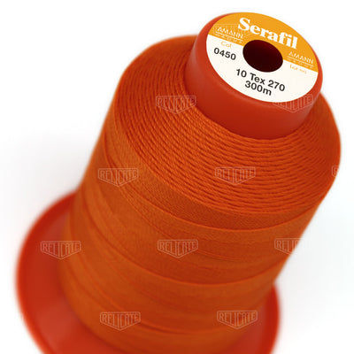 Pinks/Reds/Oranges Serafil Thread 10 (TEX 270) 0450 - Relicate Leather Automotive Interior Upholstery