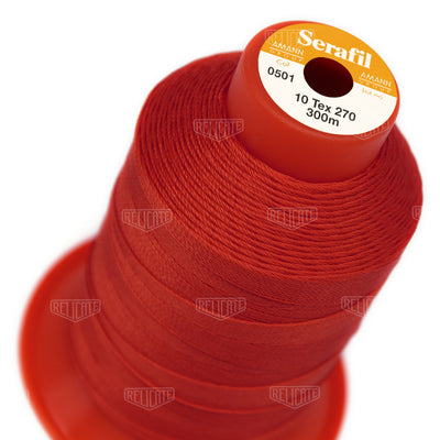 Pinks/Reds/Oranges Serafil Thread 10 (TEX 270) 0501 - Relicate Leather Automotive Interior Upholstery