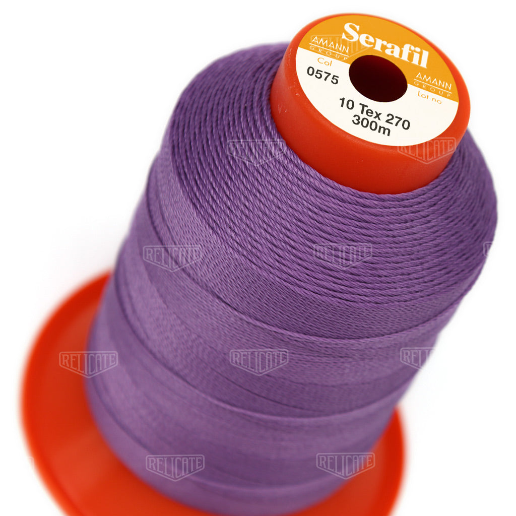 Blues/Purples Serafil Thread 10 (TEX 270) 0575 - Relicate Leather Automotive Interior Upholstery