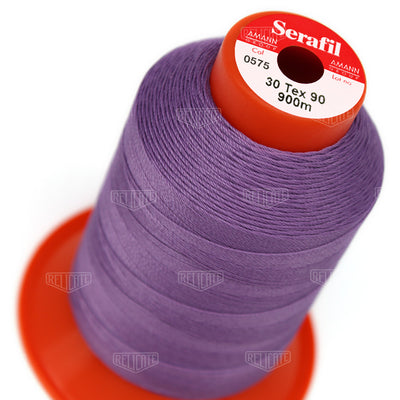 Blues/Purples Serafil Thread 30 (TEX 90) 0575 - Relicate Leather Automotive Interior Upholstery